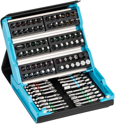 [2200SC-3] SmartCase screwdriver bit set - 1/4 inch (6.3 mm) hexagon, solid (2200SC-3)