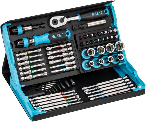 [2200SC-32] SmartCase socket set - 1/4 inch (6.3 mm) hexagon, solid, 1/4 inch (6.3 mm) square, hollow (2200SC-32)