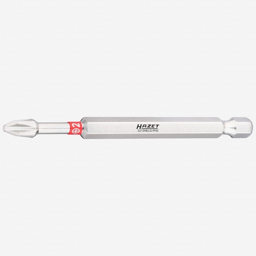 [2215NELG-PH2] Screwdriver bit, Phillips PH2, 1/4″ (6.3 mm) hex (2215NELG-PH2, HAZET)