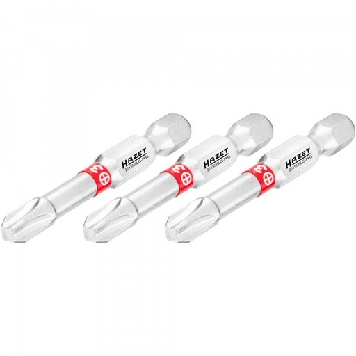 [2215NSLG-PH3/3] Screwdriver bit, Phillips PH3, 1/4″ (6.3 mm) hex (2215NSLG-PH3/3, HAZET)