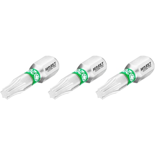 [2223N-T20/3] Skrūvgrieža uzgalis, Torx T20, 1/4″ (6,3 mm) sešstūra (2223N-T20/3, HAZET)