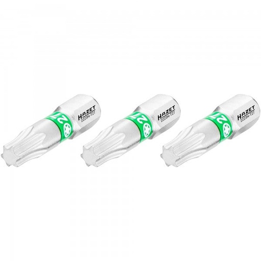[2223N-T27/3] Atsuktuvo antgalis, žvaigždinis Torx T27, 1/4″ (6,3 mm) šešiabriaunis (2223N-T27/3, HAZET)