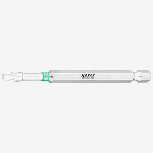 [2223NELG-T20] Atsuktuvo antgalis, žvaigždinis Torx T20, 1/4″ (6,3 mm) šešiabriaunis (2223NELG-T20, HAZET)