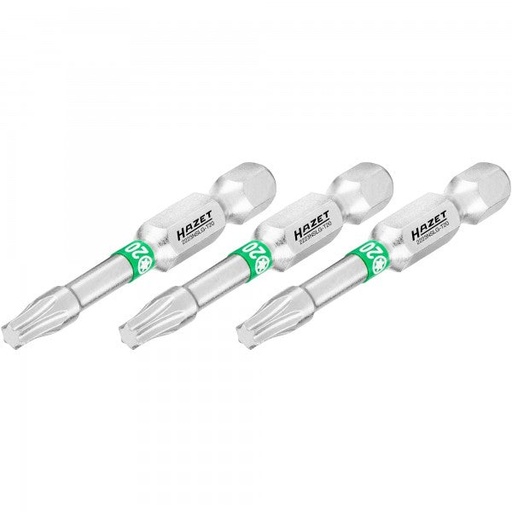 [2223NSLG-T20/3] Atsuktuvo antgalis, žvaigždinis Torx T20, 1/4″ (6,3 mm) šešiabriaunis (2223NSLG-T20/3, HAZET)