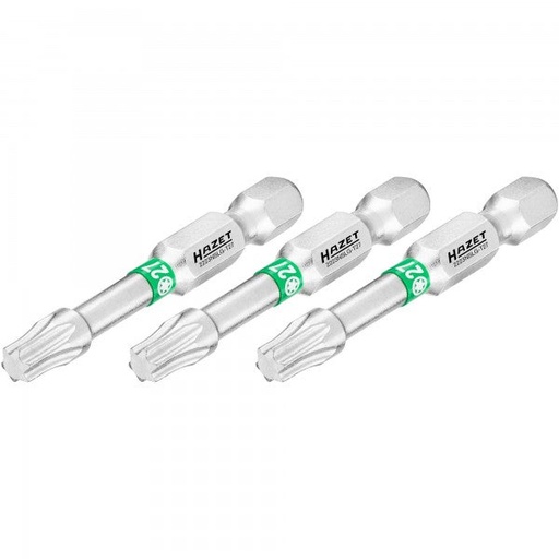 [2223NSLG-T27/3] Atsuktuvo antgalis, žvaigždinis Torx T27, 1/4″ (6,3 mm) šešiabriaunis (2223NSLG-T27/3, HAZET)