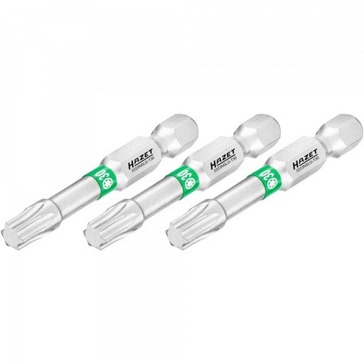 [2223NSLG-T30/3] Atsuktuvo antgalis, žvaigždinis Torx T30, 1/4″ (6,3 mm) šešiabriaunis (2223NSLG-T30/3, HAZET)