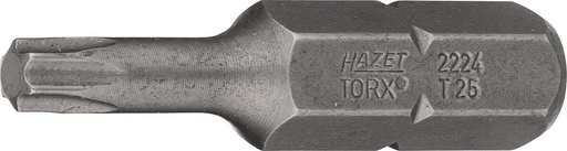 [2224-T25] Screwdriver bit, Torx T25, 5/16″ (8 mm) hex (2224-T25, HAZET)