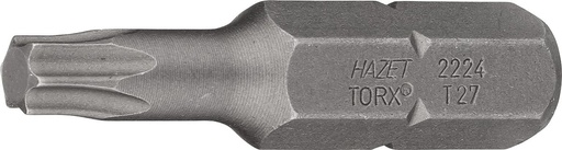 [2224-T27] Screwdriver bit, Torx T27, 5/16″ (8 mm) hex (2224-T27, HAZET)