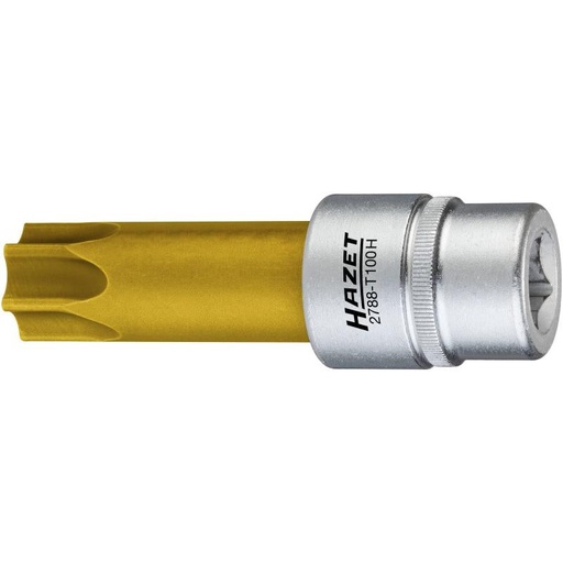 [2788-T100H] Skirstomojo veleno reguliavimo antgalis TORX T100H, su skyle, 1/2" (2788-T100H, HAZET)