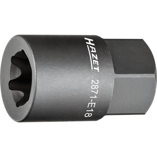 [2871-E18] Bremžu suporta muciņa E18, 22 mm ārējais sešstūris (2871-E18, HAZET)