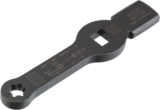 [2872-E20] Slogging (striking) box-end wrench E20, 3/4″ drive (2872-E20, HAZET)