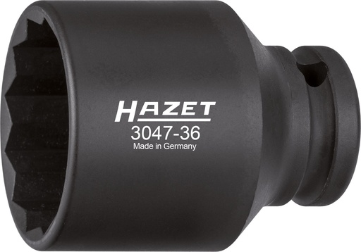 [3047-36] Trieciena muciņa 1/2 collas 36 mm 12 stūru (3047-36, HAZET)