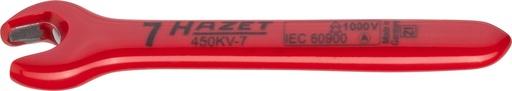 [450KV-7] Single open-end wrench with protective insulation (450KV-7)