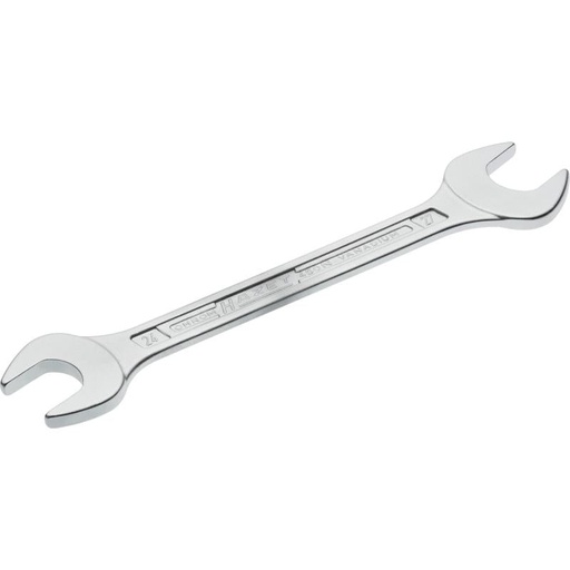 [450N-24X27] Double open-end wrench, outside hexagon profile, 24 × 27 mm (450N-24X27, HAZET)