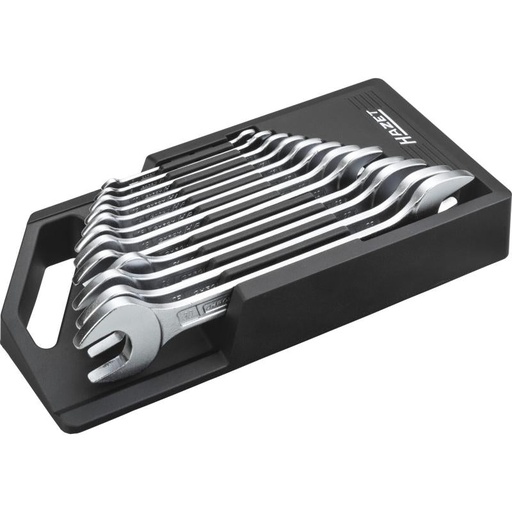 [450N/12NRS] Divpusējo uzgriežņatslēgu komplekts, ārējais sešstūra profils, 12 gab. (6×7 – 30×32 mm) (450N/12NRS, HAZET)