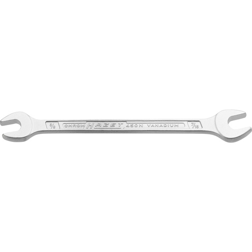 [450NA-3/8X7/16VKH] Double open-end wrench, outside hexagon profile, 3/8 × 7/16″ (450NA-3/8X7/16VKH, HAZET)