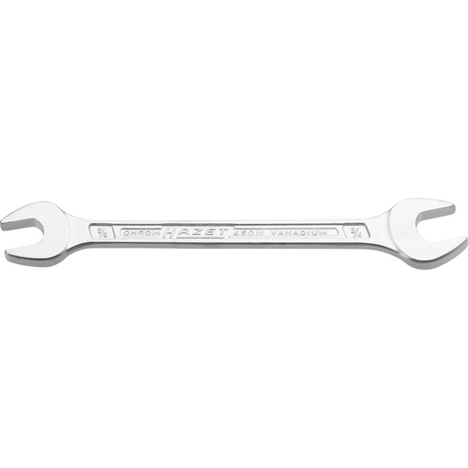 [450NA-5/8X3/4VKH] Double open-end wrench, outside hexagon profile, 5/8 × 3/4″ (450NA-5/8X3/4VKH, HAZET)
