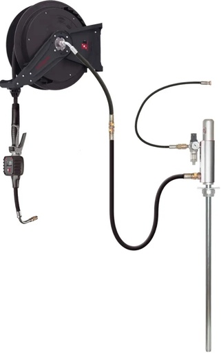 [137-04] 3:1 oil pump kit with hose reel (137-04, EUROLUBE)