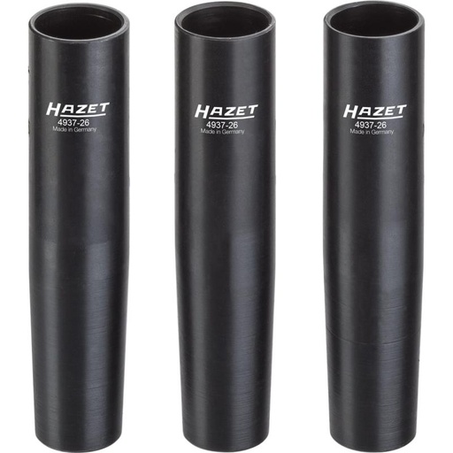 [4937-26/3] Commercial vehicle centring sleeve set, 1/2" (12.5 mm) square, 3 pcs (4937-26/3, HAZET)