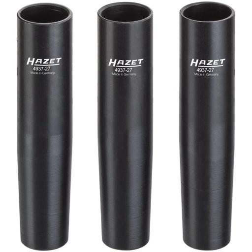 [4937-27/3] Commercial vehicle centring sleeve set, 1/2" (12.5 mm) square, 3 pcs (4937-27/3, HAZET)