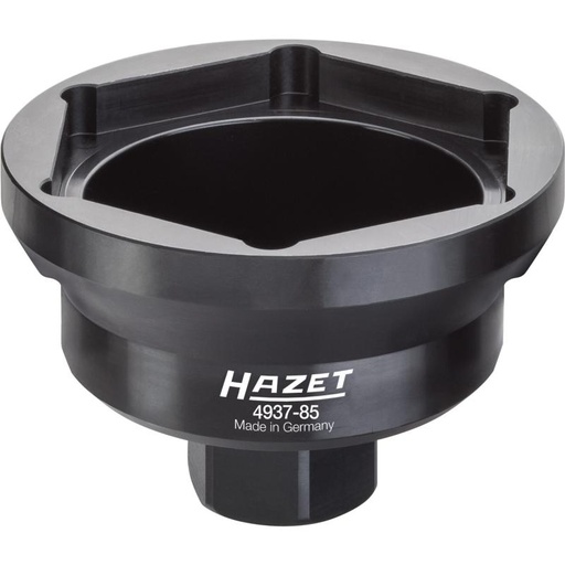 [4937-85] Commercial vehicle axle nut socket, outside hexagon profile, 85 mm (4937-85, HAZET)