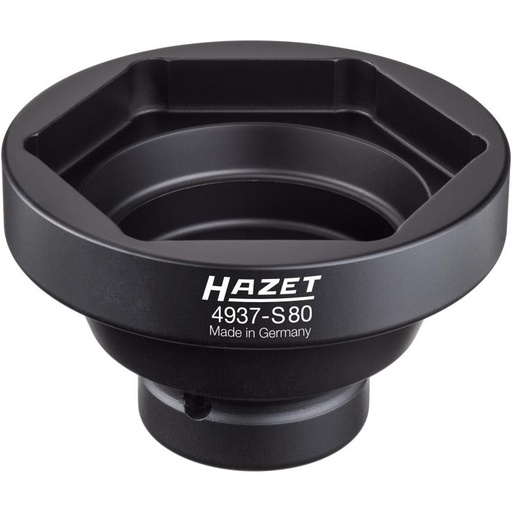 [4937-S80] Kravas auto ass uzgriežņa galva, 3/4" (20 mm) kvadrāts, sešstūra, 80 mm (4937-S80, HAZET)
