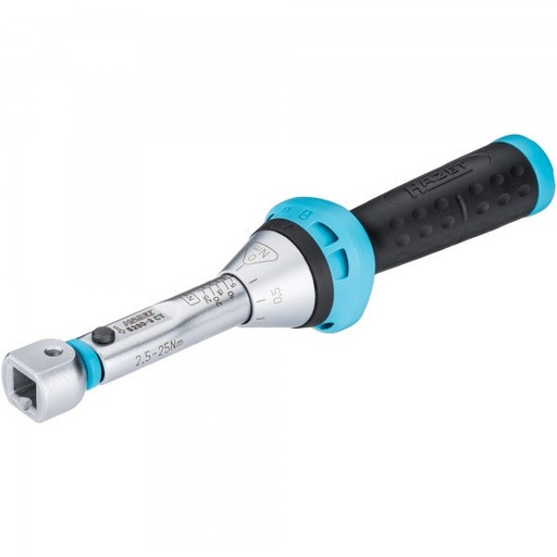 [5280-3CTCAL] Torque wrench with DAkkS calibration certificate, torque range 2.5-25 Nm (5280-3CTCAL, HAZET)
