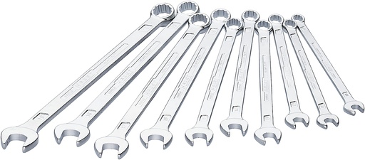 [600LG/10] Combination wrench set, extra long, 10 pcs (10–19 mm) (600LG/10, HAZET)