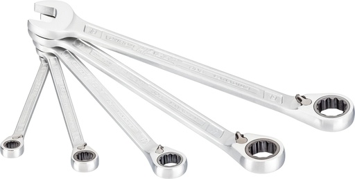[606/5] Ratcheting combination wrench set - Outside 12-point traction profile (606/5)
