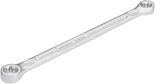 [609-E6XE8] Dvigubas žiedinis raktas, išorinis E-TORX® profilis, E6 × E8 (609-E6XE8, HAZET)