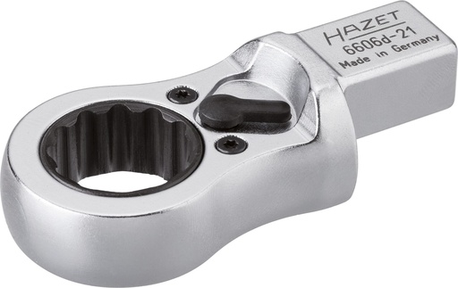 [6606D-21] Ratcheting insert box-end wrench - 14 x 18 mm insert square, solid (6606D-21)