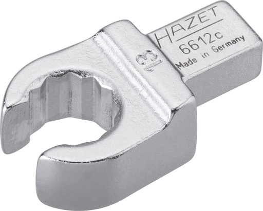 [6612C-13] Įstatomas žiedinis raktas atviro tipo 9x12mm, 13mm (6612C-13, HAZET)