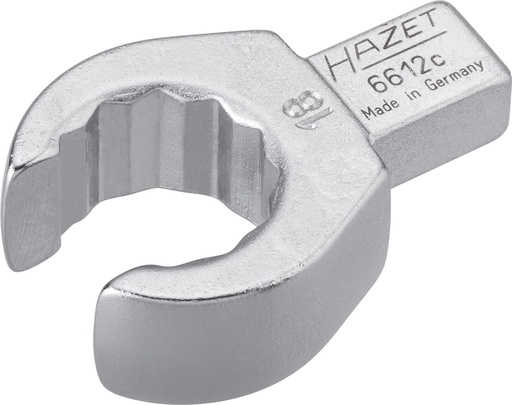 [6612C-18] Insert box-end wrench, open, 9x12mm, 18mm (6612C-18, HAZET)