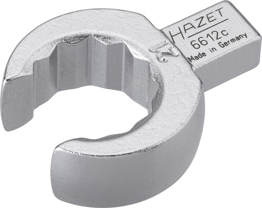 [6612C-21] Insert box-end wrench, open, 9x12mm, 21mm (6612C-21, HAZET)
