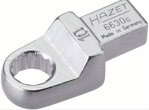[6630C-10] Insert box-end wrench, 12-point - 9 x 12 mm insert square, solid (6630C-10, HAZET)