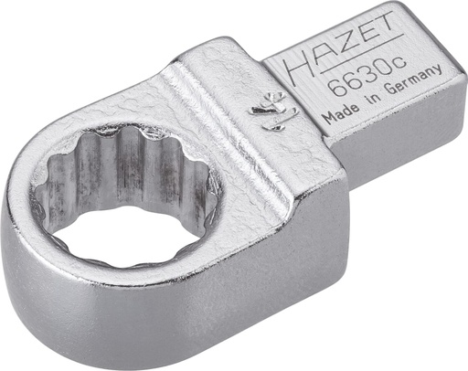 [6630C-14] Insert box-end wrench, 12-point - 9 x 12 mm insert square, solid (6630C-14, HAZET)