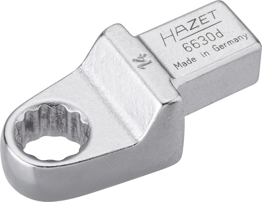 [6630D-14] Insert box-end wrench, 12-point - 14 x 18 mm insert square, solid (6630D-14, HAZET)