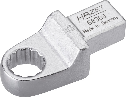 [6630D-15] Insert box-end wrench, 12-point - 14 x 18 mm insert square, solid (6630D-15, HAZET)