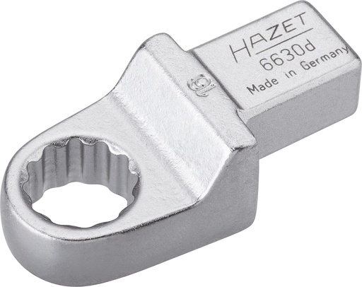 [6630D-16] Insert box-end wrench, 12-point - 14 x 18 mm insert square, solid (6630D-16, HAZET)