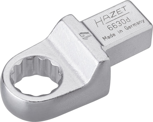 [6630D-17] Insert box-end wrench, 12-point - 14 x 18 mm insert square, solid (6630D-17, HAZET)