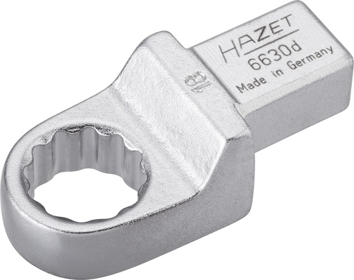[6630D-18] Insert box-end wrench, 12-point - 14 x 18 mm insert square, solid (6630D-18, HAZET)