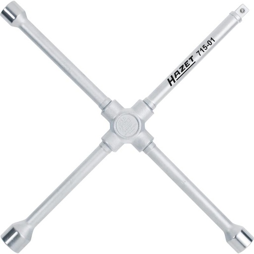 [715-01] Four-way rim wrench, external hex profile (715-01, HAZET)