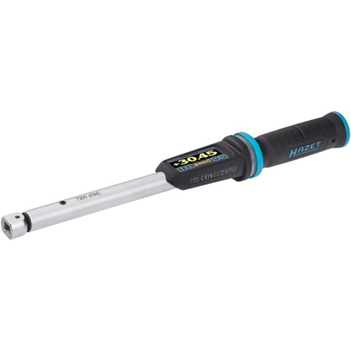 [7291-2STAC] Elektroninis dinamometrinis (momento) raktas su kampo matuokliu, 10–100 Nm (7291-2STAC, HAZET)