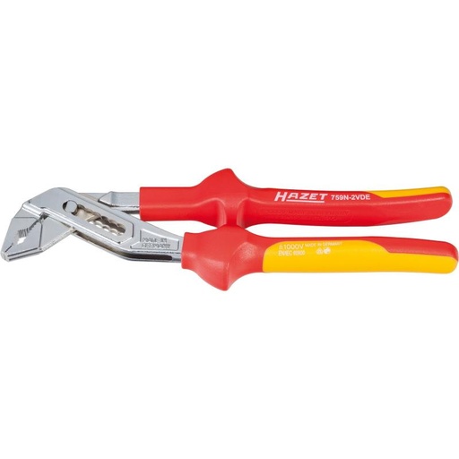 [759N-2VDE] Universal pliers, with protective insulation, Length: 251 mm (759N-2VDE, HAZET)