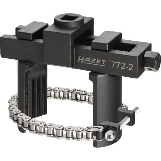 [772-2/16] Universal axle and locknut wrench unit tool set, 3/4 inch (20 mm) square, hollow, 16-pieces (772-2/16, HAZET)