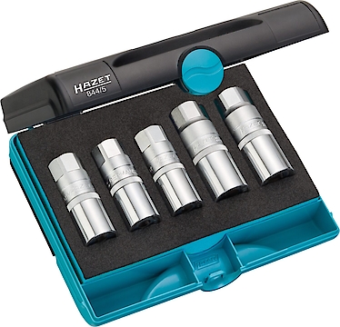 [844/5] Stud extractor set - 1/2 inch (12.5 mm) square, hollow (844/5)