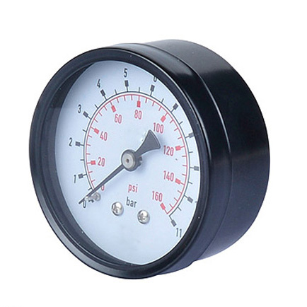 [8-06520A] Panel-mounted pressure gauge, 1/4 0-10 bar, for tyre changer T5340/T5345, John Bean (8-06520A)