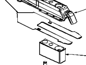 [EAS2096G35A] Clamp sliding plate (mounted under the clamp) for tyre changer T4500, John Bean (EAS2096G35A, SNAP-ON)