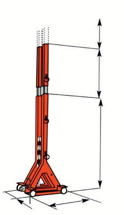 [AEK328] Pulling chain 2 m, 10 t, with 2 hooks (AEK328, BLACKHAWK)