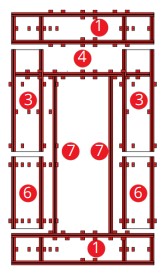 [ASK1607901PLS] KOREK frame module with extension and P.LOK rails Black Hawk (ASK1607901PLS, BLACKHAWK)